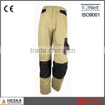 Protective work wear poly cotton clothes mens twill pants