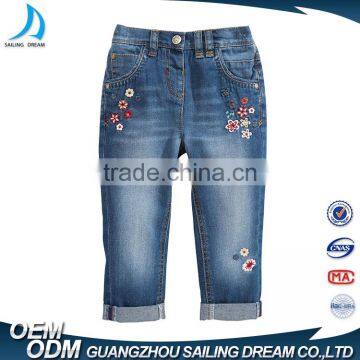 2017 Hot New Product Baby Girl Clothes Pure Denim Long Trouser Skinny Child Jean photo-2