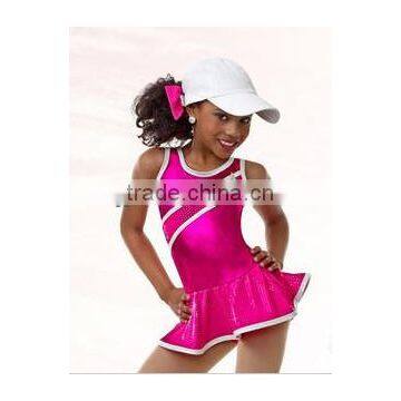 buy dance &stage wear-plum Jazz and Tap lovely short dress- wavy skirt ballroom dress