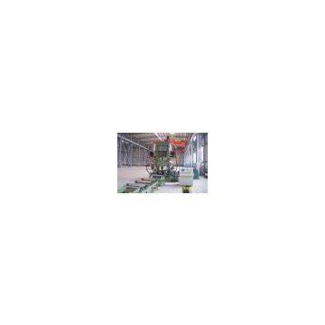 High efficiency short process H-beam welding production line