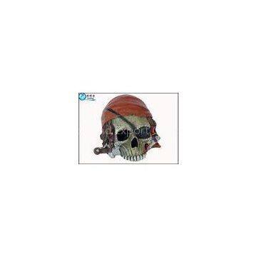 Personalised Alien Skull Cool Fish Tank Decorations , Marine or Indoor Polyresin Aquarium Craft