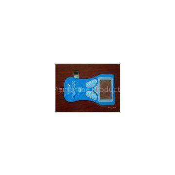 Blue Waterproof Custom Flexible Membrane Switch with Transparent LED window