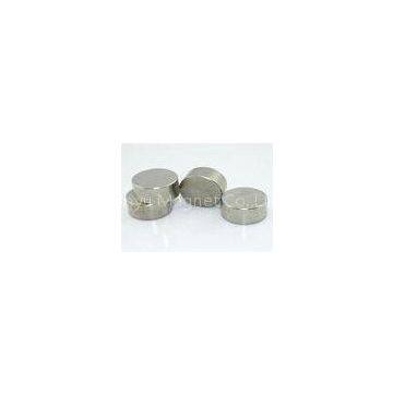 Extra Strongest Sensor Grade N52 Round Rare Earth Magnet With Nickel Plated 1.44 - 1.48T Br