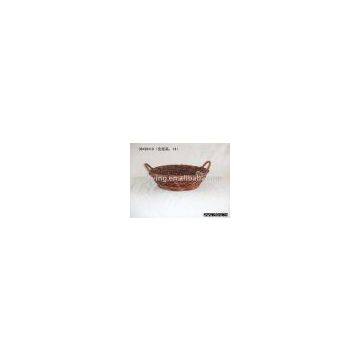 Willow Basket and Wicker Basket