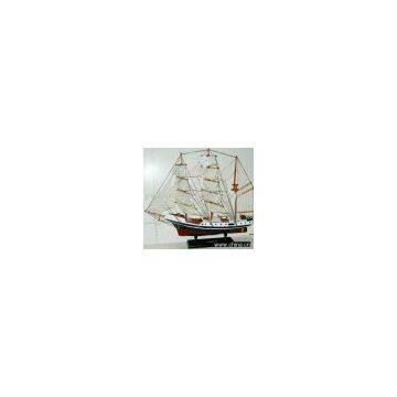 Wooden boat model  (24GJF933-55)