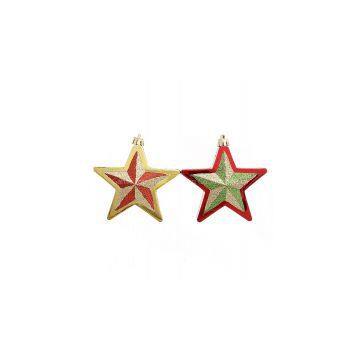 2016 New Arrival Personalized Plastic Five-Pointed Star For Christmas Ornament