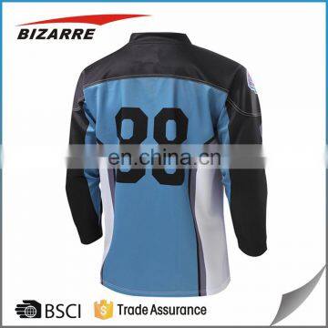 Wholesale Custom Polyester Sublimation Hockey Jersey Team photo-2