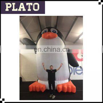 outdoor giant inflatable penguin for commercial event