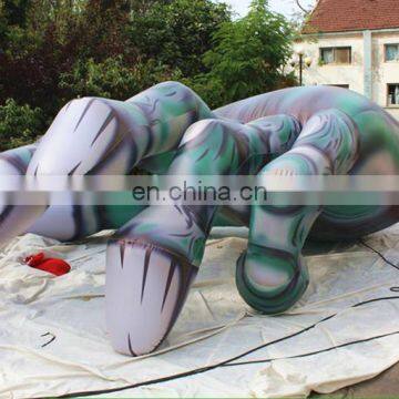 green Inflatable hands skeleton/halloween hands skeleton