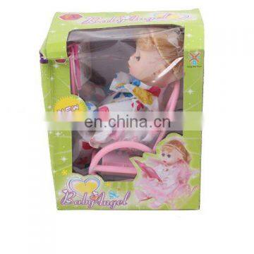 2012 New Fashion B/O doll with rocking chair & music