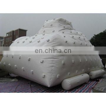 inflatable water mountain, inflatable iceberg, water games