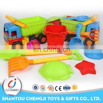 Best selling plastic summer beach truck model outdoor sand play toys