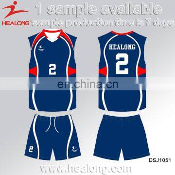 Custom Design Your Own Sleeveless Sublimation Women Volleyball Jersey Uniform