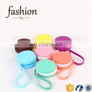 CR import export business ideas trendy small multi-color earphone bag lovely zipper round shape coin sorter purse