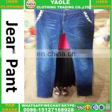 wholesale cheapset used women braces jean second hand braces jean