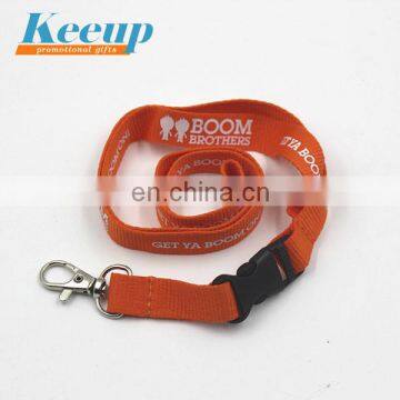 Promotional buckle Lanyard Polyester lanyard Subilimation Printed/Heat Transfer Print Lanyard/Screen Print Nylon Neck Lanyard