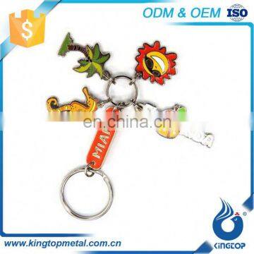 Super Quality Cities Metal Number Rings Keyrings Keychain For Key For Customize photo-5
