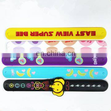 wholesale custom silicone slap wristbands