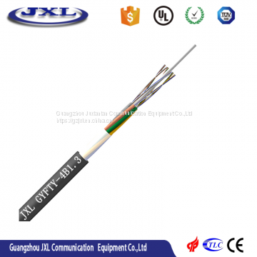 Outdoor non metallic non armored optic fiber cable GYFTY fiber optical cable