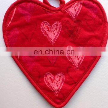 best-selling customised Love printing kitchen pot holder