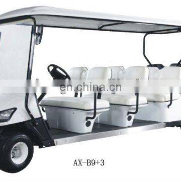 Best selling 4.4KW 48V 12 seater electric passenger golf cart with 4-wheel from OEM factory