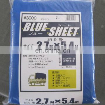 China famous tarpaulin factory supply high quality PE tarpaulin