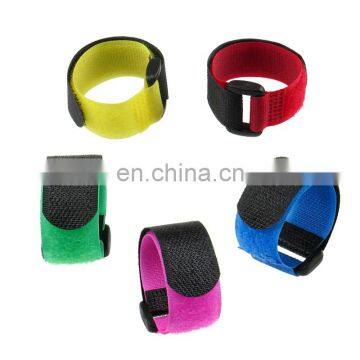 Custom self adhesive plastic strip hook and loop tape for carry