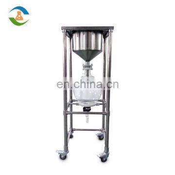 Stainless Steel And Glass Material Glass Liquid Separator Vacuum Filter Material Pour Type Vacuum Filter