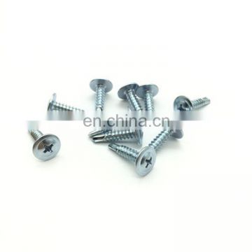 China OEM m8 ss410 wafer head self drilling screw