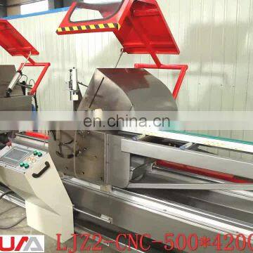 CNC Double Head Profile Cutting Saw Aluminium Window Frame Making Machine