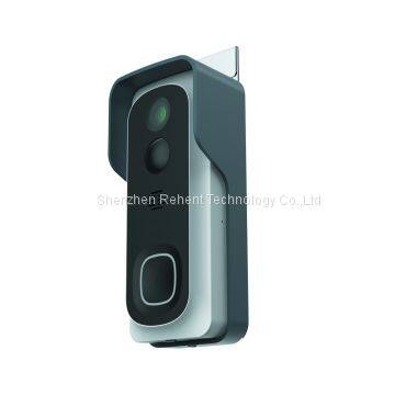 REHENT Tuya Battery power smart wifi doorbell camera two way audio talk night visionc video door bell 1080P