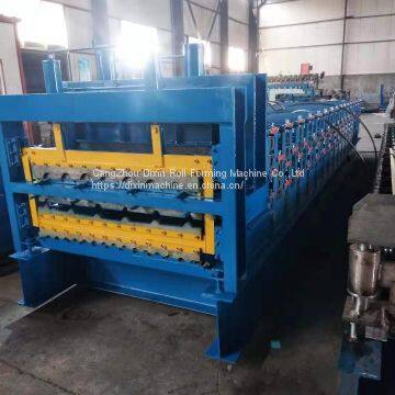 2019 Metal Roof Panel Sheet Triple Layer Roll Forming Machine for Sale photo-3