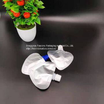 Aluminum Foil Bags With Spout for Sunscreen Lotion Packaging/Children Blow Bubble Bags photo-3