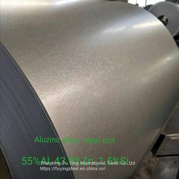 55%Anti- finer print  Glvalume steel in coil AZ150  ASTM A