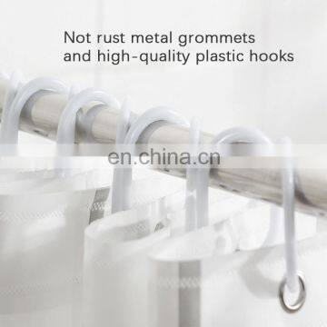 Hotel Modern Long Nice Printed Shower Curtain Custom photo-5