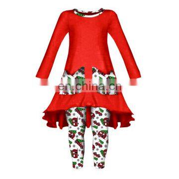 Newest Girl Christmas Saint Clause Outfit Winter Clothing Clothes For Kids photo-6
