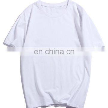 Custom Logo Printed Embroidery Oversized Unisex Mens Womens Plain Blank Cotton Crew Neck T-shirts photo-6