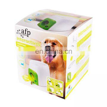 Nontoxic Interactive Training Reward Machine Smart Pet Dog Food Spiller Tennis Ball Feeder Toy photo-2