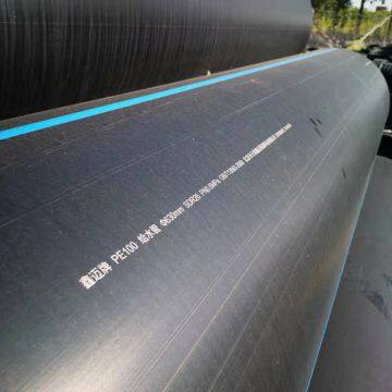 Polyethylene Plastic Pipe 0.6-1.6mpa 160mm Hdpe Pipe