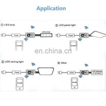 DC5V-28V Rgbw Led Controller Wifi Magic Home Led Strip Controller photo-6