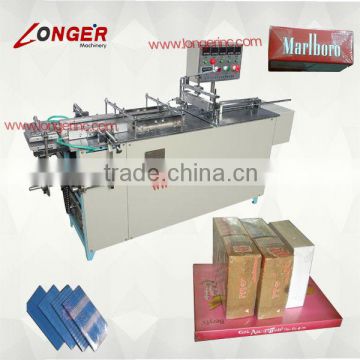 Semi-automatical Box 3D packing machine|Paper box cellophane over wrap machine|Cigarette box film wrapping machine