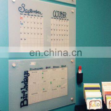 Glass Memo Board,glass Notice Board,glass Planning Board With ANSI and EN12150 Certificate photo-5