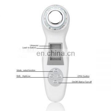 Palm-sized Electric Personal Skin Lifting Equipment Beauty Options Ultrasonic Facial Machine photo-3