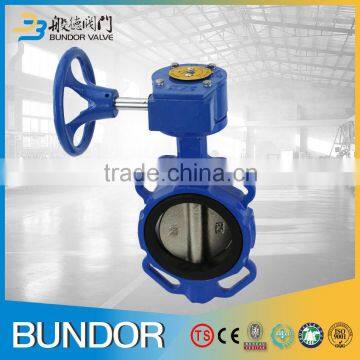 Soft Backed EPDM Seat Wafer Butterfly Valve Installation photo-6