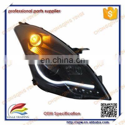 Led Strip For Suzuki Swift 2005-Up Auto Led Headlights Black