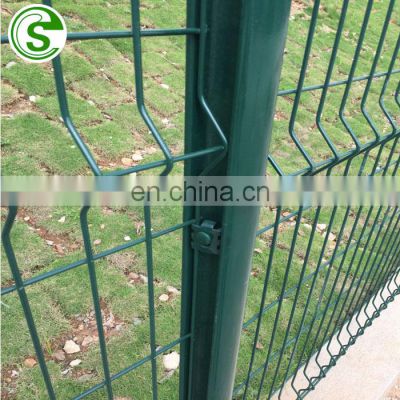 Low Cheap Price Triangle Bending Fence 3d Curved Folding Welded Wire Mesh Fence