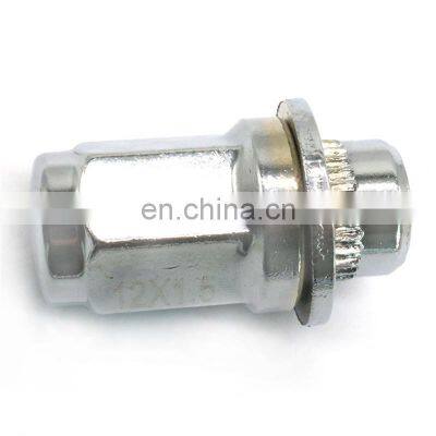 2021 Popular Custom Bulge Acorn Chrome Plated Steel M14X1.5 Conical Seat Car Wheel Lug Nuts