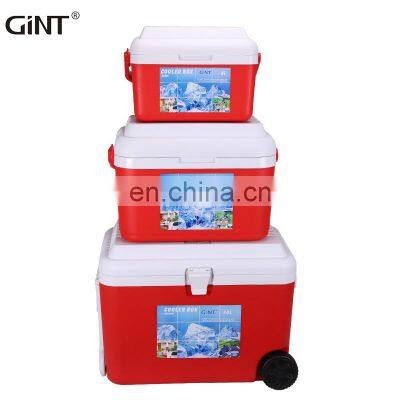 50L wholesale eps large wheels car beer outdoor fishing ice chest cooler box