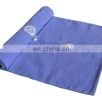 100% Cotton hand loom product Anti slip organic yoga mat