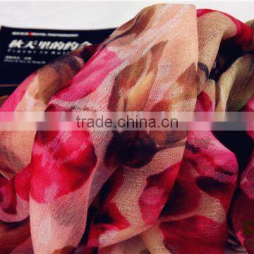 2014 Floral Printing Fashion cashmere Scarf For Spring